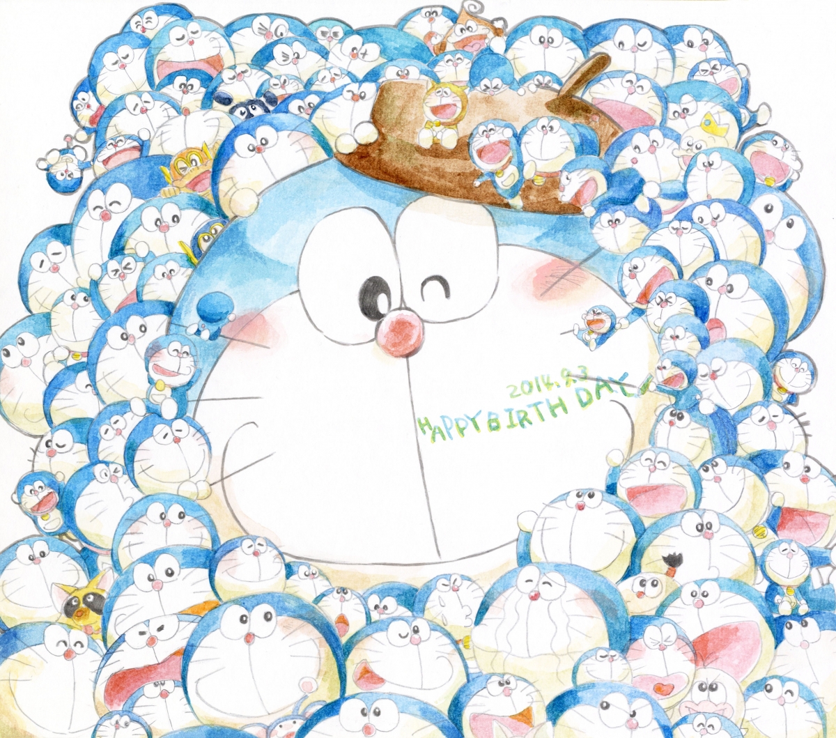 Doraemon Jingle Cat Happy Birthday