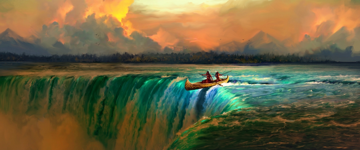 Canoe 3440x1440 Wallpaper