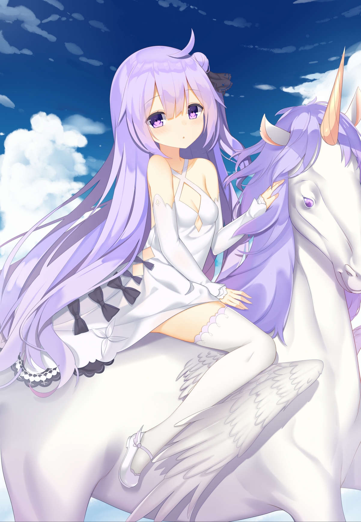 Unicorn 4k vertical screen anime mobile phone wall