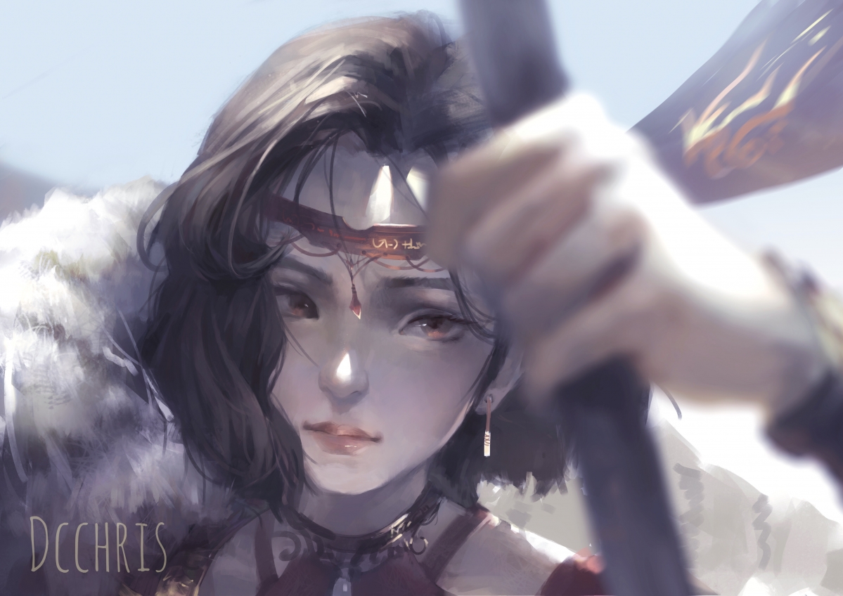 Anime girl illustrator 5k wallpaper