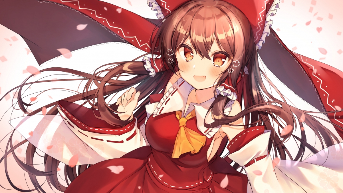 Touhou Project Hakurei Reimu 4k wall
