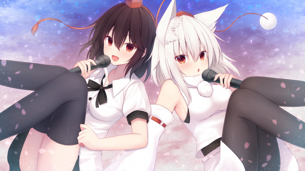 Touhou Project girl singing