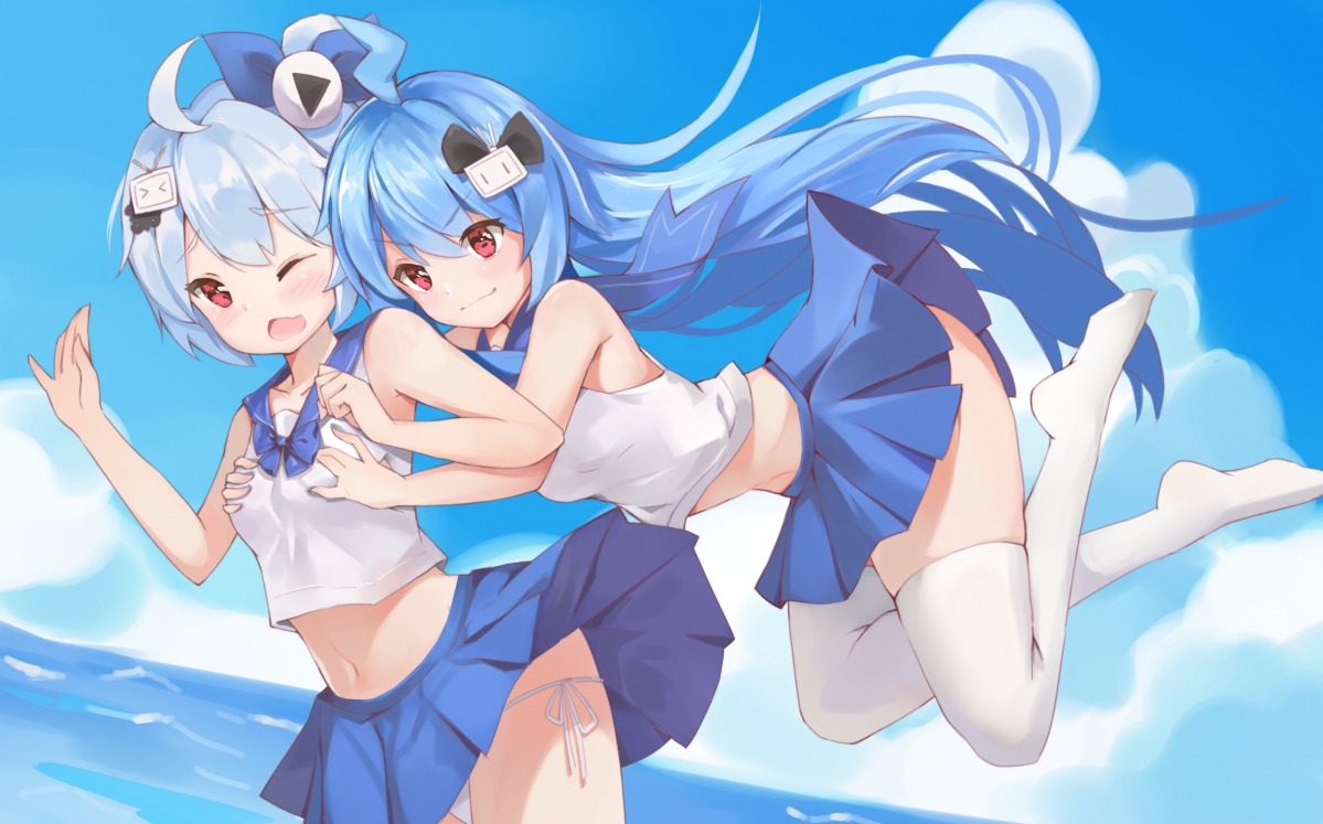 The sea blue sky 2233 Niangbi