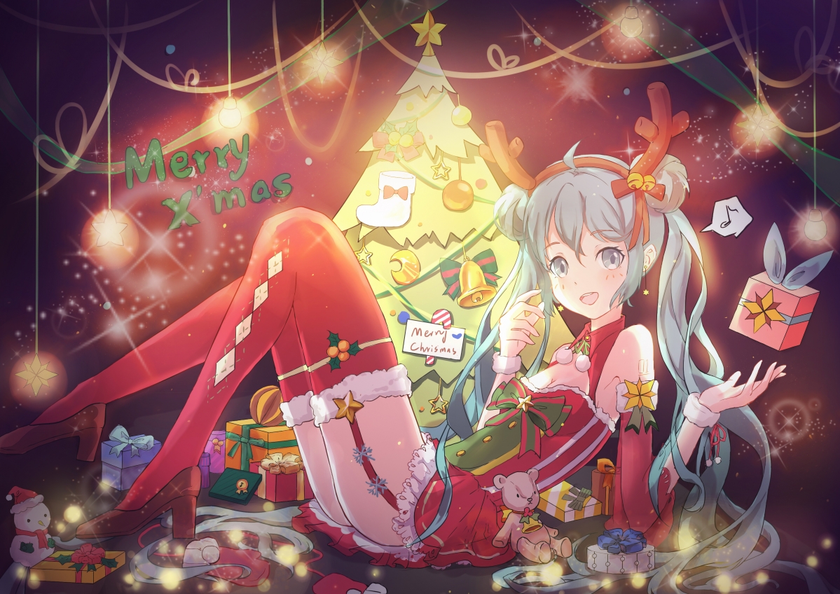 Hatsune Miku Christmas Miku Wallpaper