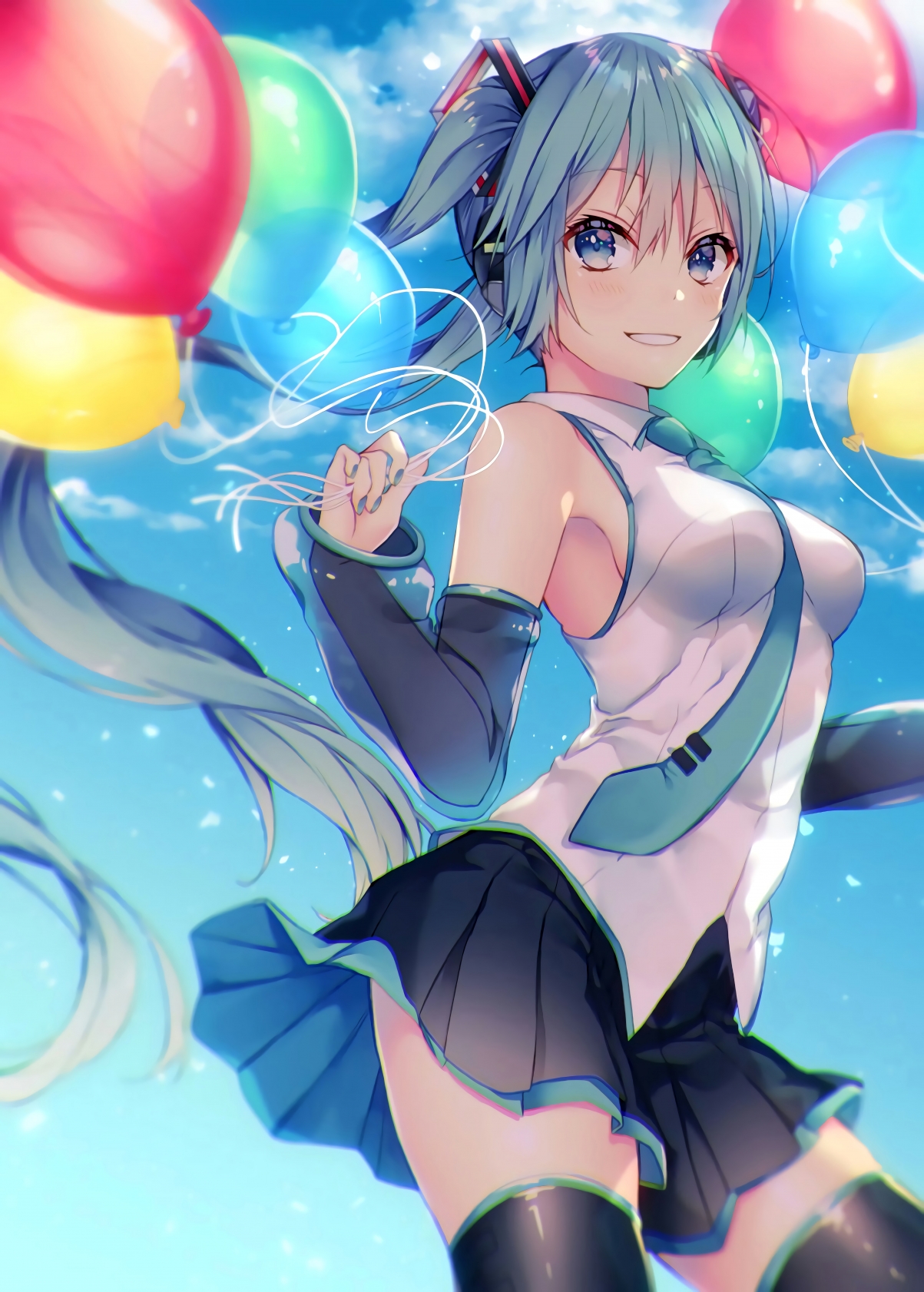 Hatsune Miku 8k Anime Mobile Wallpaper