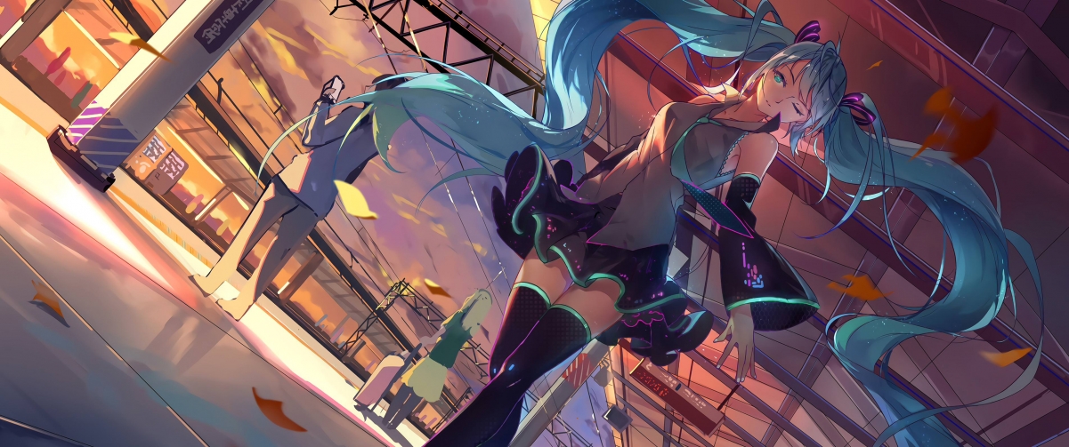 Hatsune Miku 3440x1440 HD Wall