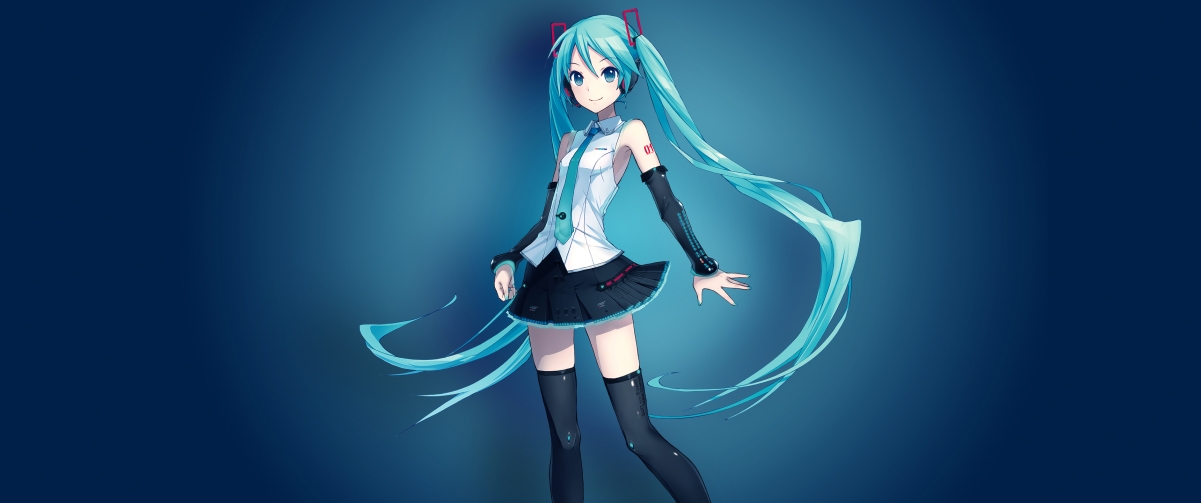 Hatsune Miku 3440x1440 Anime Wall
