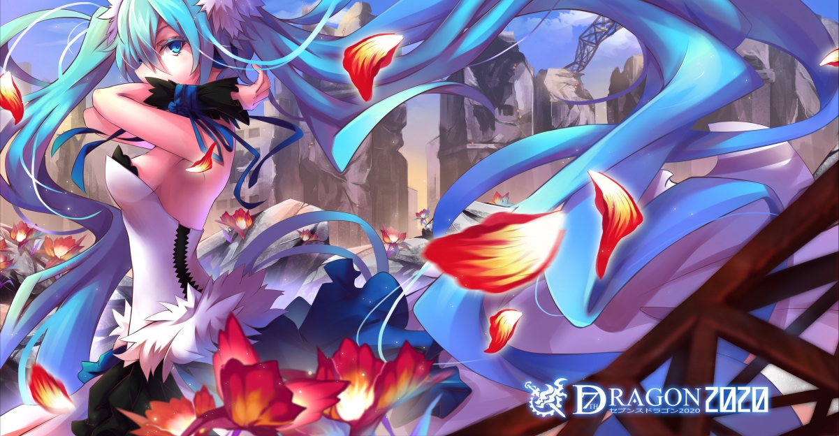 Hatsune Miku beautiful 4k original painting wallpaper