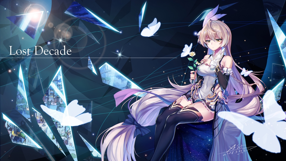 lost decade anime beautiful girl
