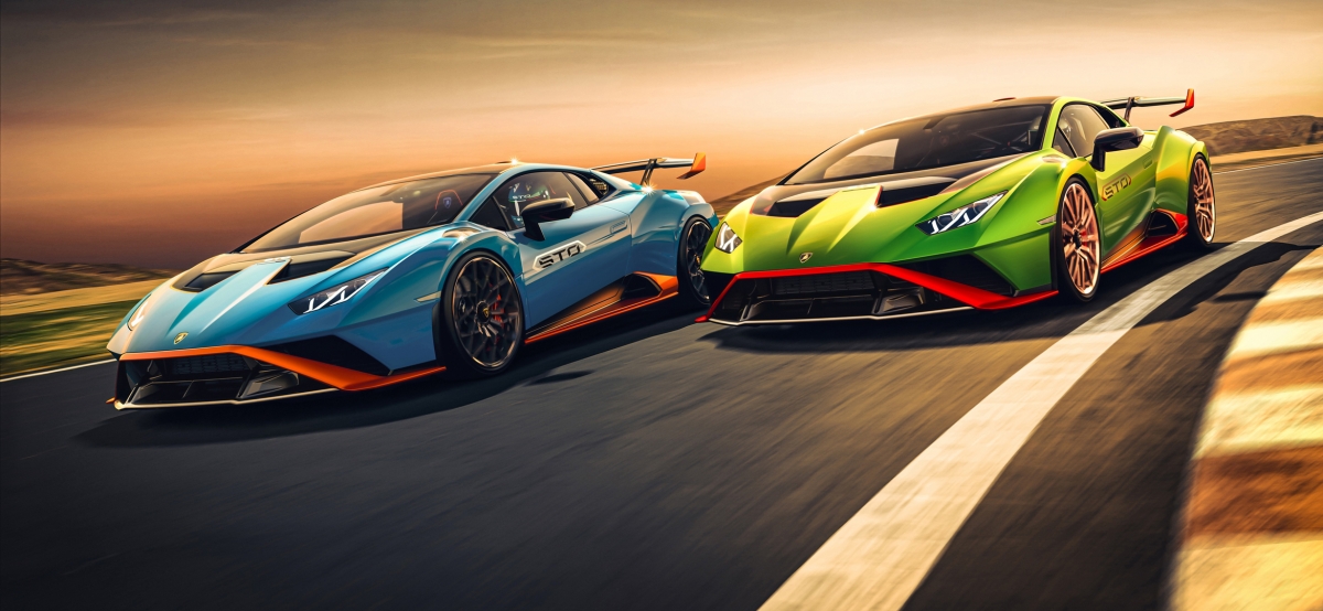 Lamborghini huracan sto blue