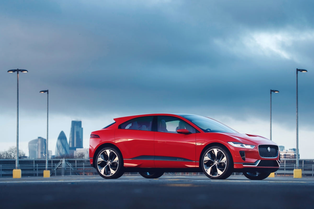 Jaguar pure electric sports car type I-PAC