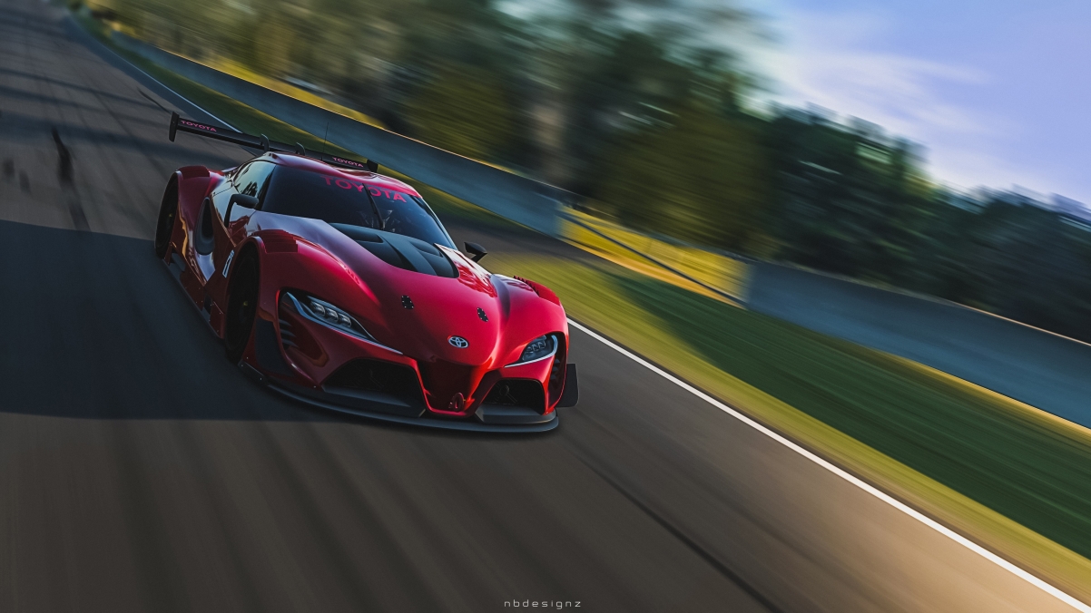 Red sports car speed 4K wallpaper