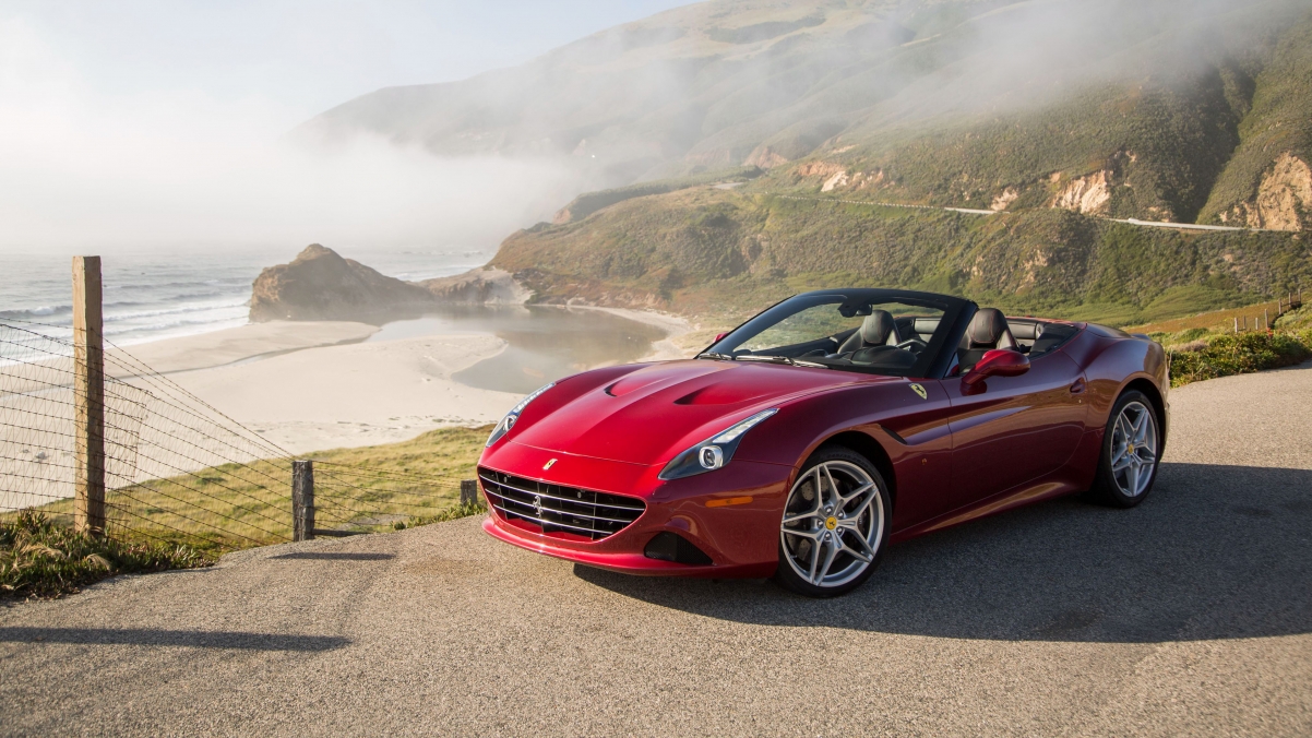 Red Ferrari Sports Car 4K Wallpaper