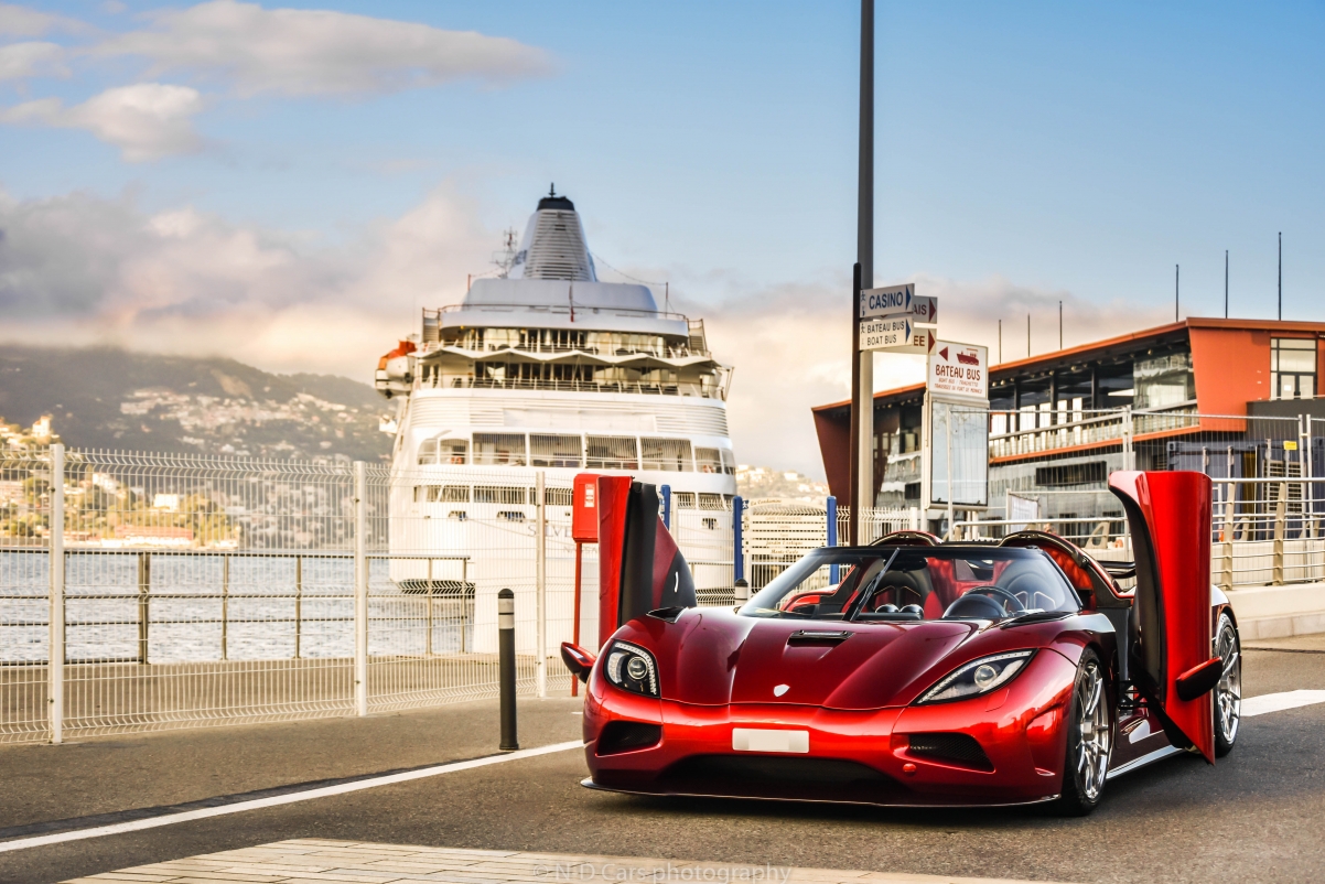 Red Super Car Koenigsegg A