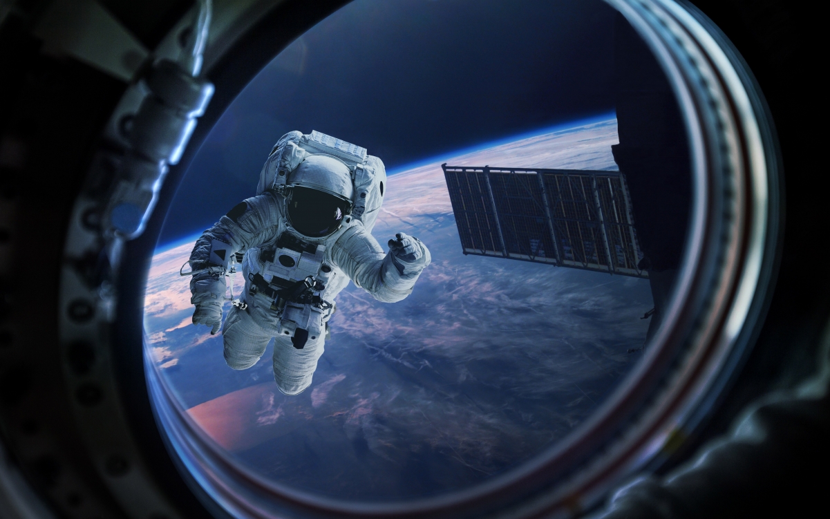 Space space astronaut atmosphere orbit