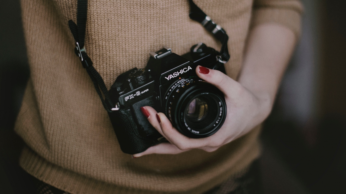 Female photographer camera photography digital