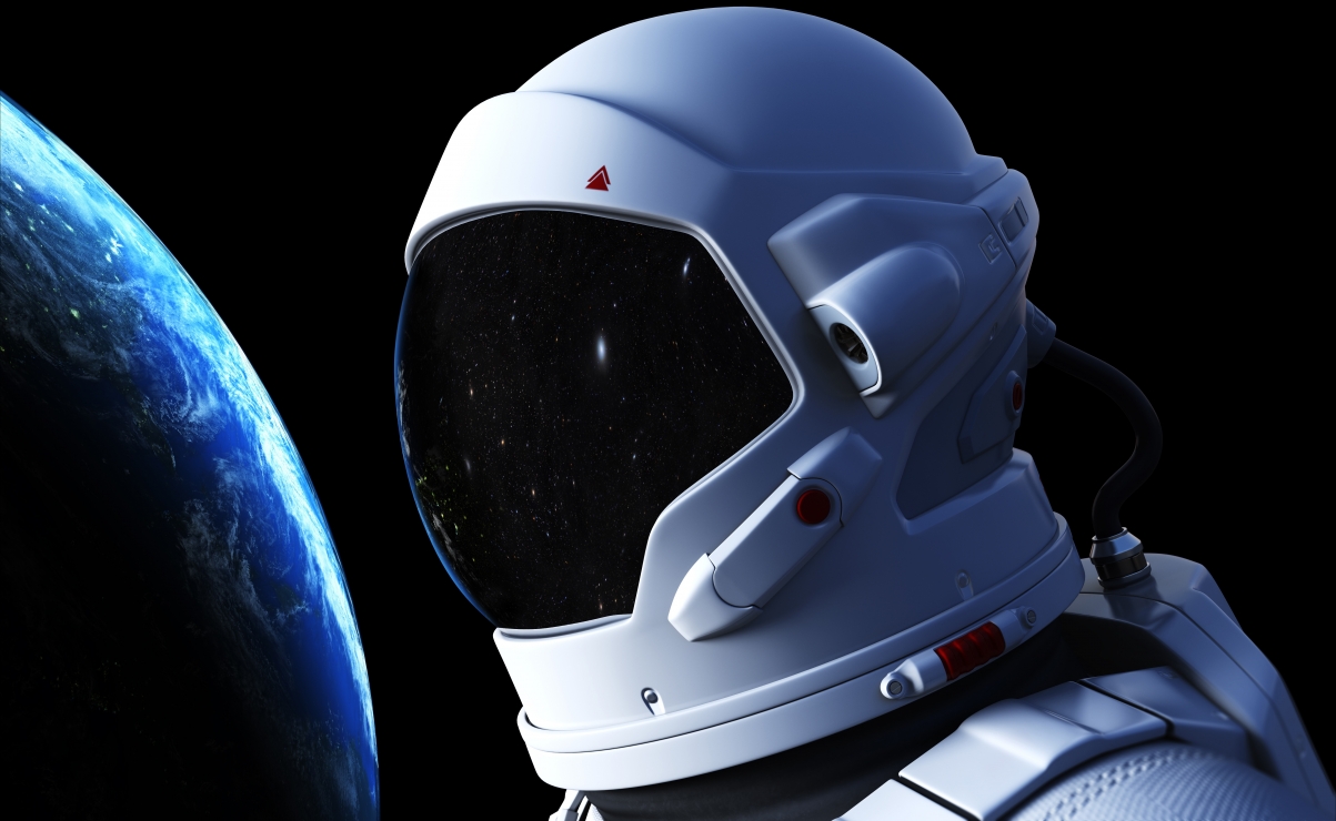 Planet, earth, astronaut, 6K picture