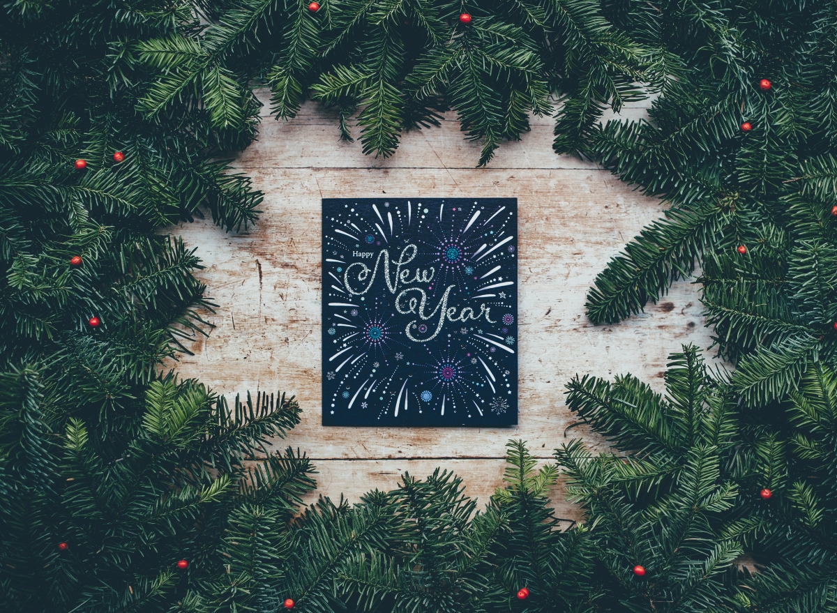 Happy new year celebration new year 4k background