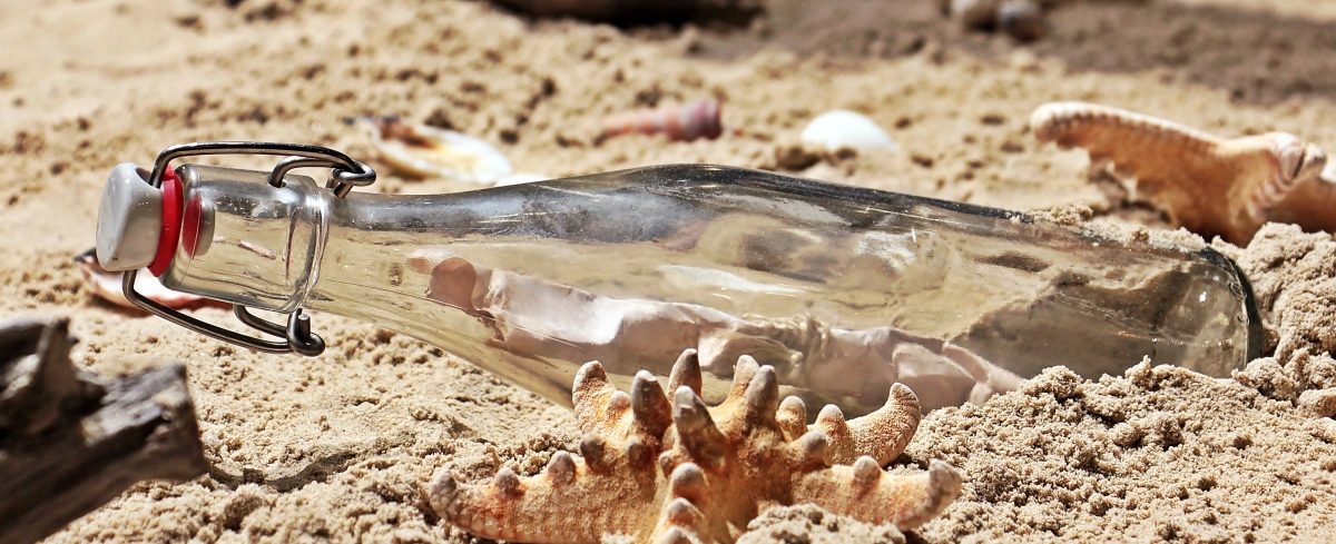 Bottle CITIC Beach Sand Glass Bottle