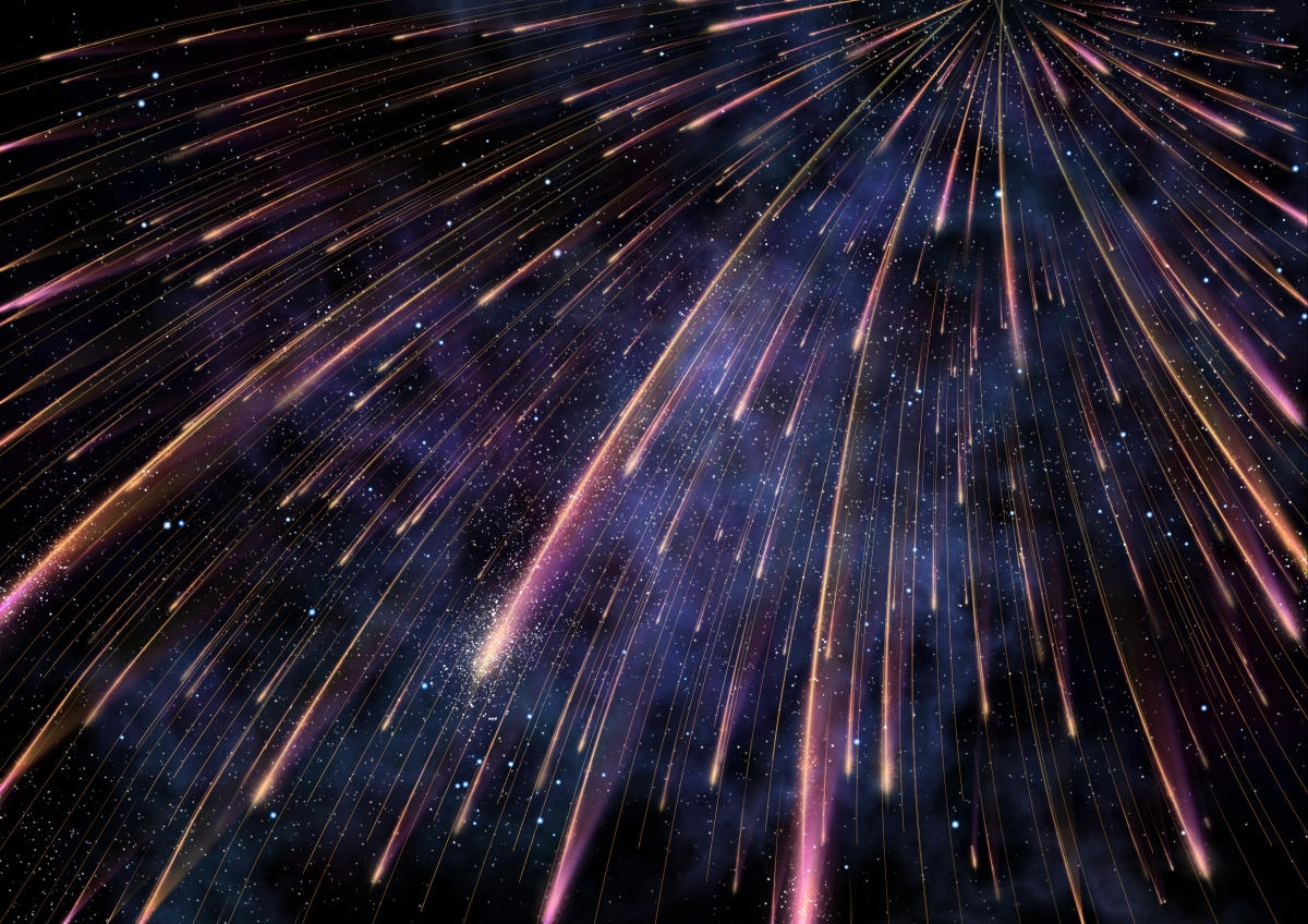 Meteor shower HD pictures