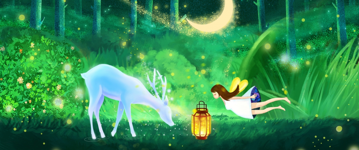 Forest Story 3440x1440 with fish screen