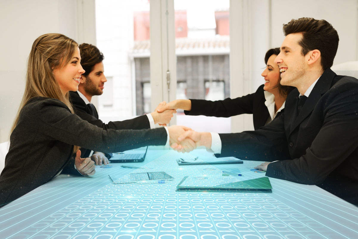 Technology Discussion Business Cooperation Picture