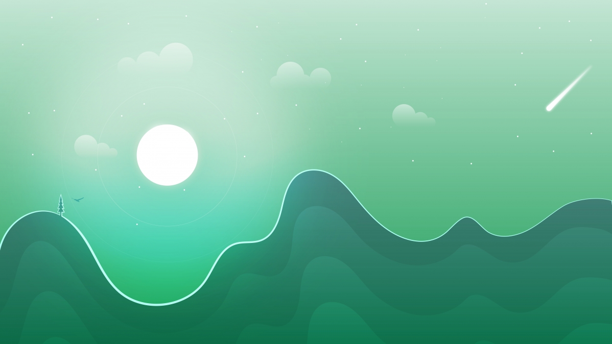 Landscape Minimalist 8K Wallpaper