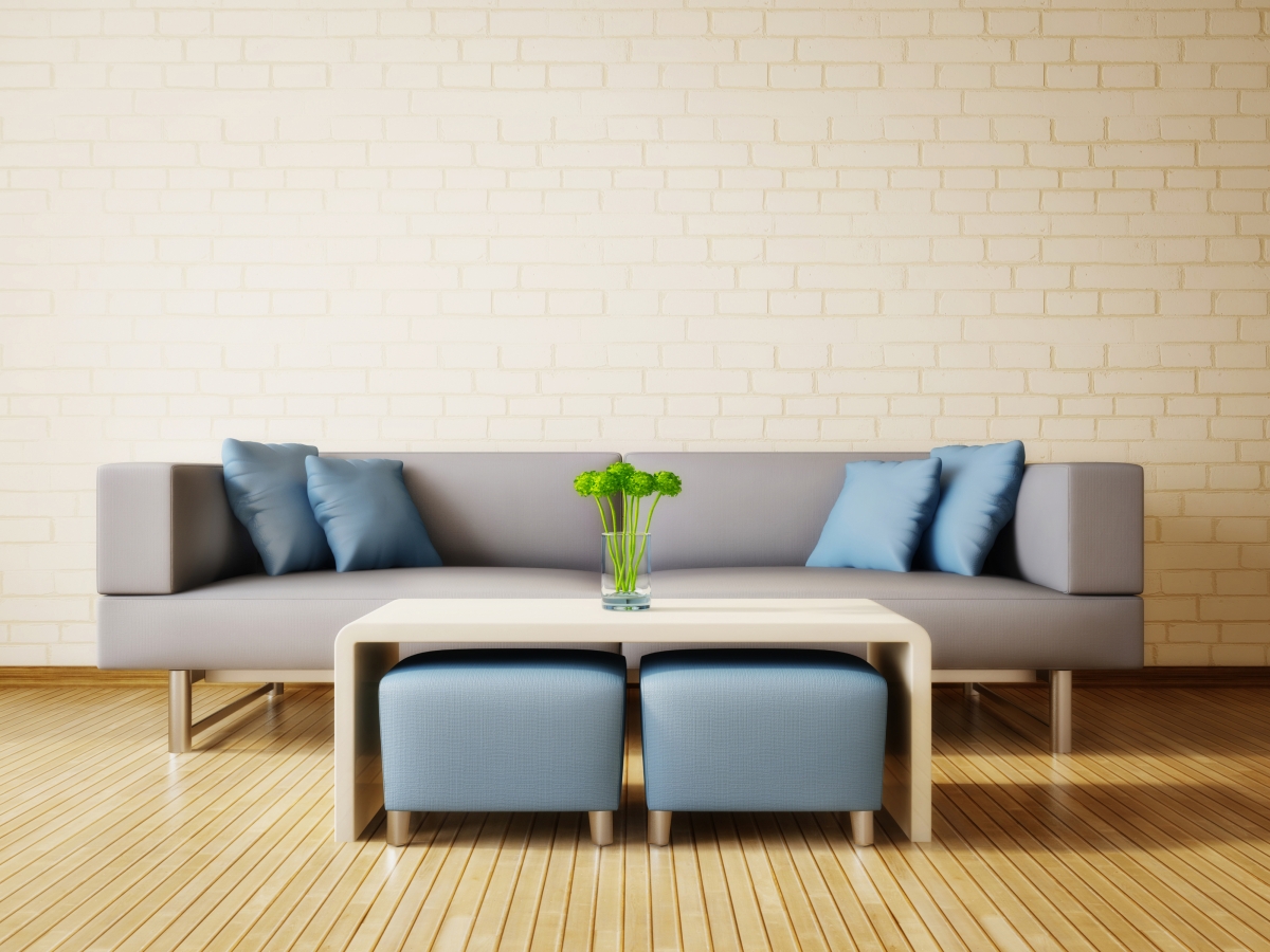 Simple coffee table and sofa 4K background map