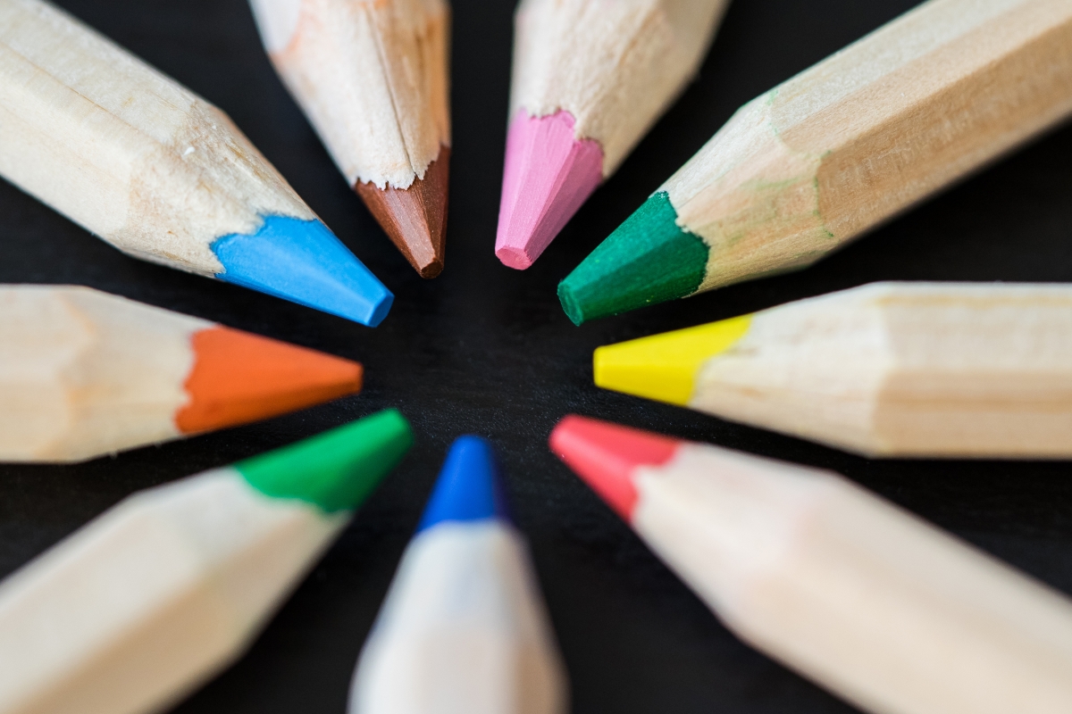 Colored pencils 4k pictures