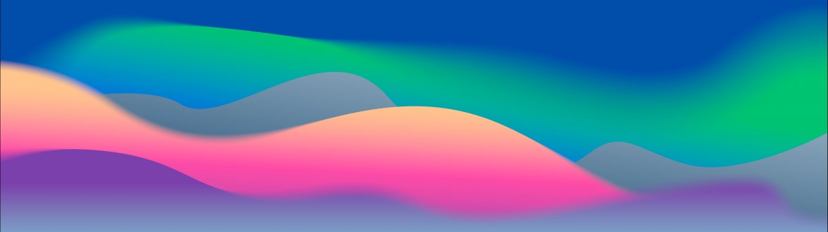 macOS Big Sur wave, color